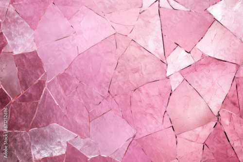 Pink glossy background, glass texture