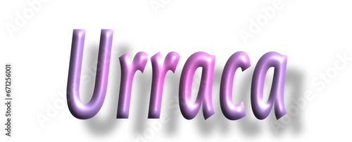 Urraca - pink color - female name - ideal for websites, emails, presentations, greetings, banners, cards, books, t-shirt, sweatshirt, prints, cricut, silhouette,

