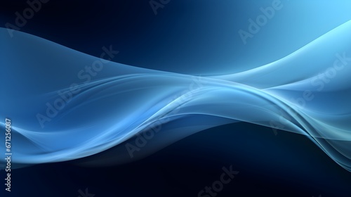 a blue wavy lines on a dark background