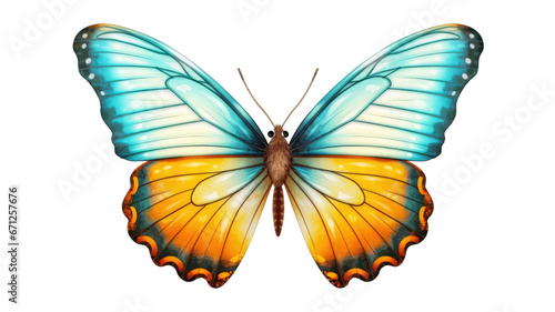 Butterfly isolated on transparent background © DX