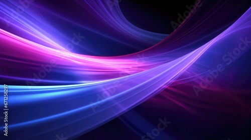 Neon Waves Background 