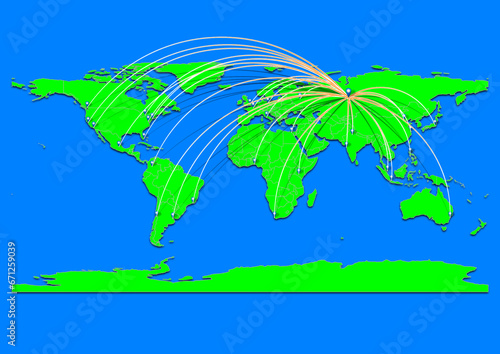 Tara, Russia map - Concept map for Tara, Russia on World map. Suitable for export concepts. File is suitable for digital editing and prints of all sizes.