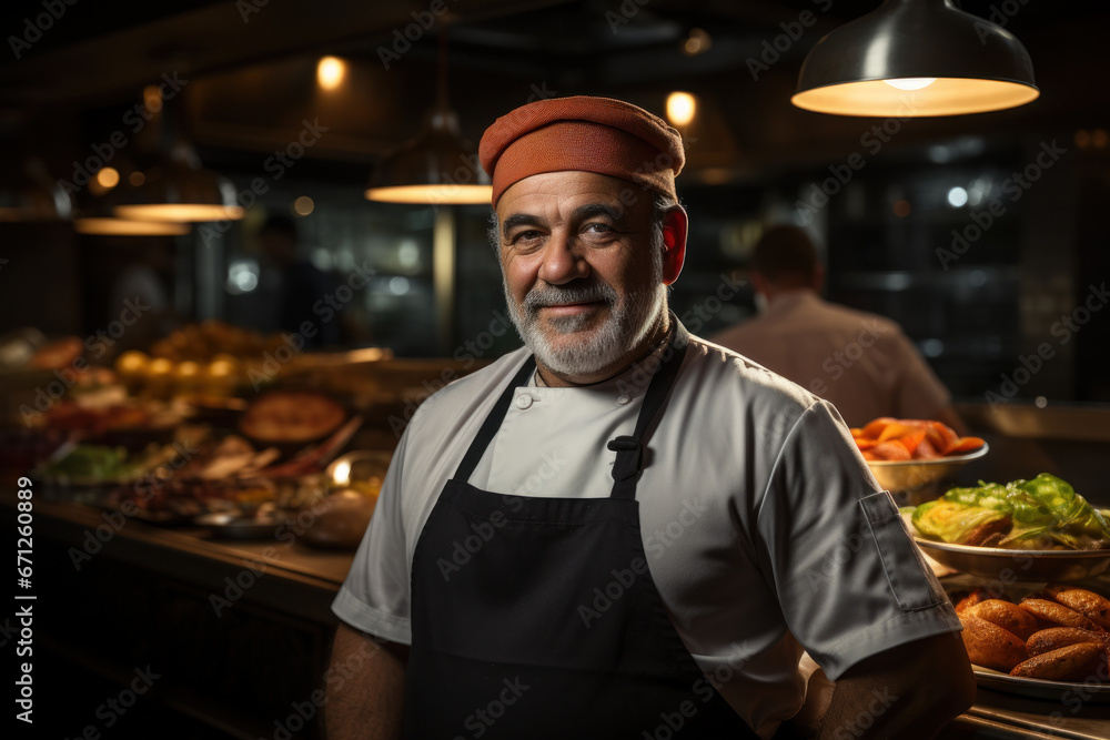 A resilient restaurateur navigates the challenges of the food industry, showcasing the determination needed to thrive in the competitive world of hospitality. Generative Ai. A resilient restaurateur navigates the challenges of the food industry, showcasing the determination needed to thrive in the competitive world of hospitality. Generative Ai.