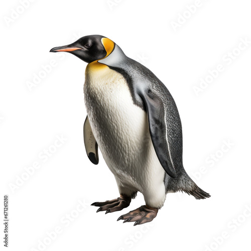 a penguin isolated