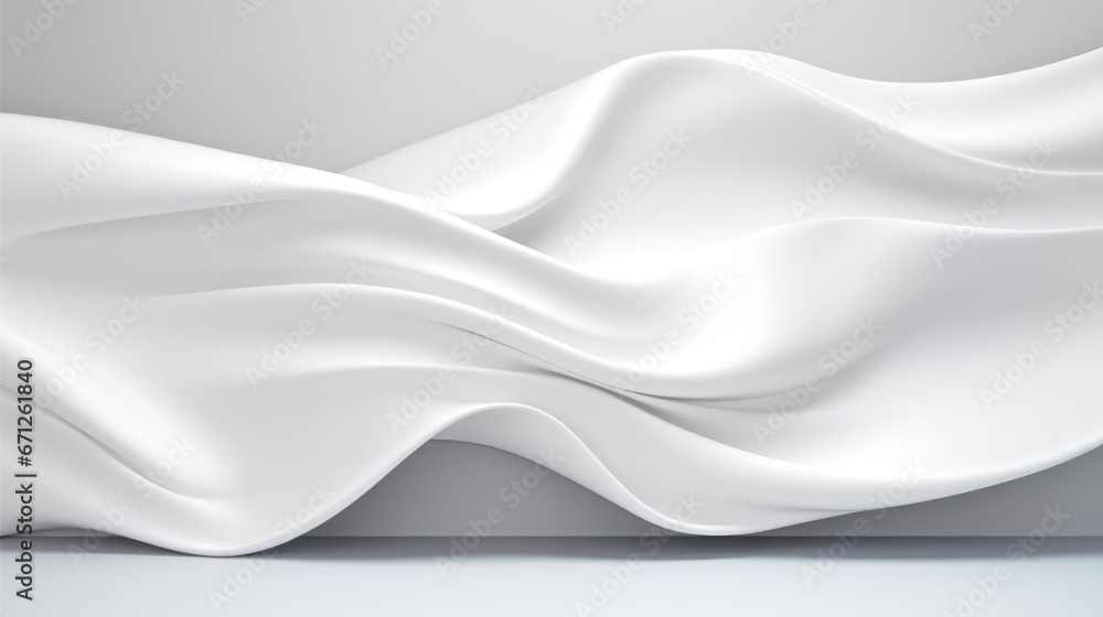 Obraz premium White Silk Background 