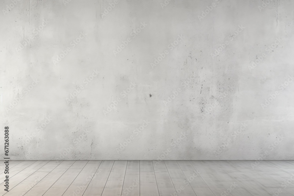 An empty room featuring a wooden floor and a white wall. Suitable for various uses