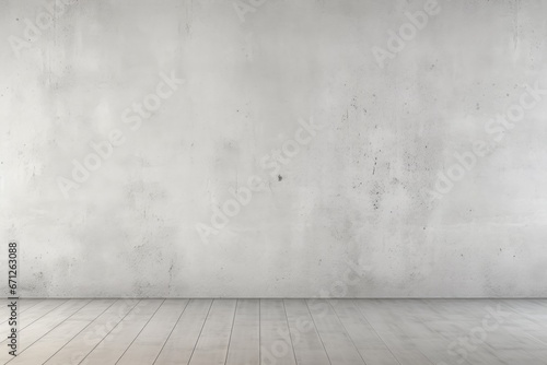 An empty room featuring a wooden floor and a white wall. Suitable for various uses