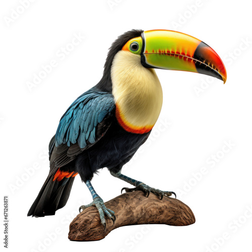 a toucan isolated