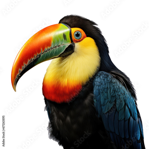 a toucan isolated
