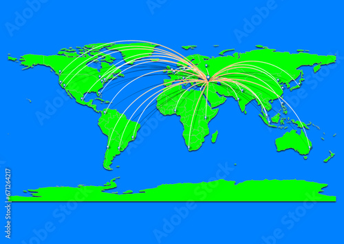 Trabzon  Turkey map - Concept map for Trabzon  Turkey on World map. Suitable for export concepts. File is suitable for digital editing and prints of all sizes.