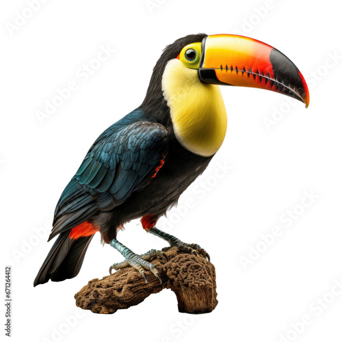 a toucan isolated