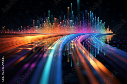 Information Data Highway Abstract Illustration