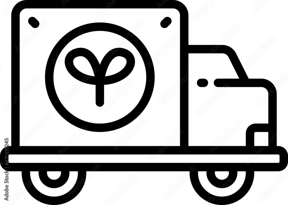 truck line icon. vector icon for your website, mobile, presentation, and logo design. truck line icon. vector icon for your website, mobile, presentation, and logo design.