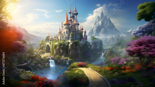 fairy tale castle photo