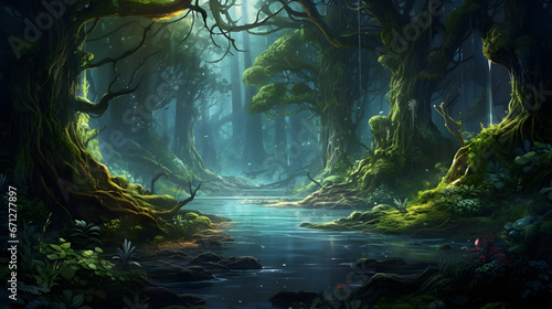 Fairytale Magical forest © toomi123