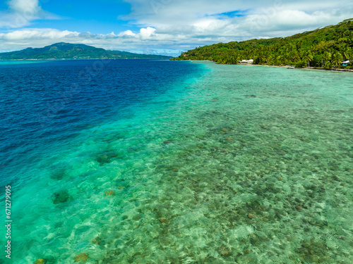 Taha'a by drone, French Polynesia © Azathoth Pics