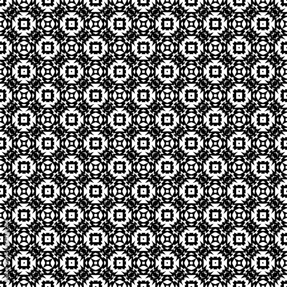 Black seamless abstract pattern. Overlay for background and backdrop. Ornamental design. PNG graphic illustration with transparent background.