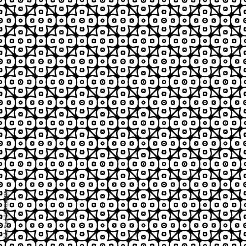 Fototapeta Naklejka Na Ścianę i Meble -  Black seamless abstract pattern. Overlay for background and backdrop. Ornamental design. PNG graphic illustration with transparent background.