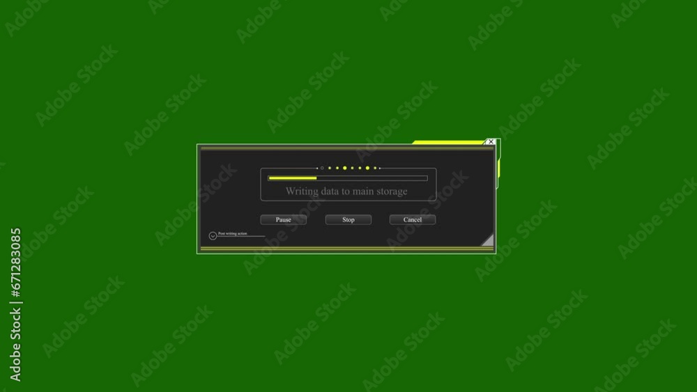 HUD Futuristic Interface Window - Confirmation Message Template, Warning Message, Digital Alert, Error HUD Hi-Tech Technology, System Failure Text and Sign Display on Greenscreen Background HUD Futuristic Interface Window - Confirmation Message Template, Warning Message, Digital Alert, Error HUD Hi-Tech Technology, System Failure Text and Sign Display on Greenscreen Background