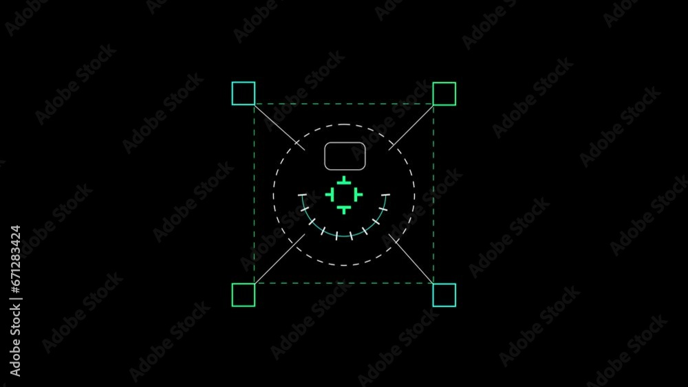 HUD Marker Animation Concept - 4K Motion Animation with Destination Pin and Futuristic Location Icon HUD Marker Animation Concept - 4K Motion Animation with Destination Pin and Futuristic Location Icon