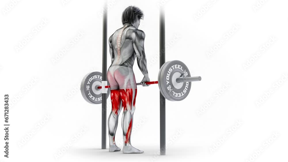 Smith Machine RDL3D (141) Anatomy of fitness and bodybuilding with