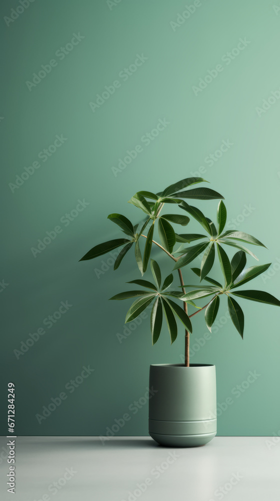A potted plant sitting on top of a table A potted plant sitting on top of a table