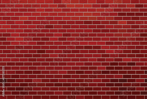 Red brick wall texture for background website or brickwork for design.