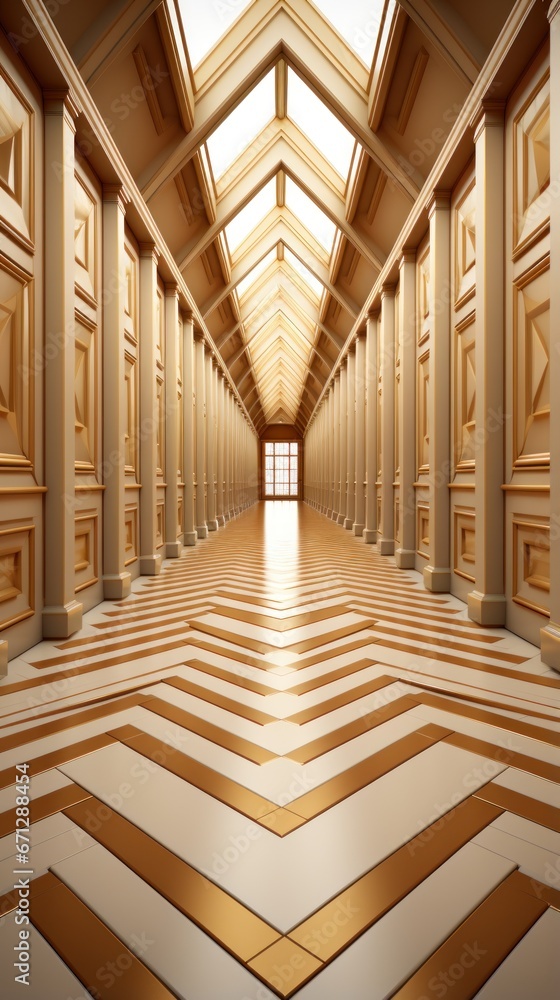 Fototapeta premium living room decorated with modren (UHD Wallpaper)