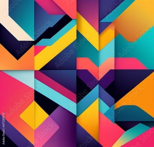 abstract background with triangles