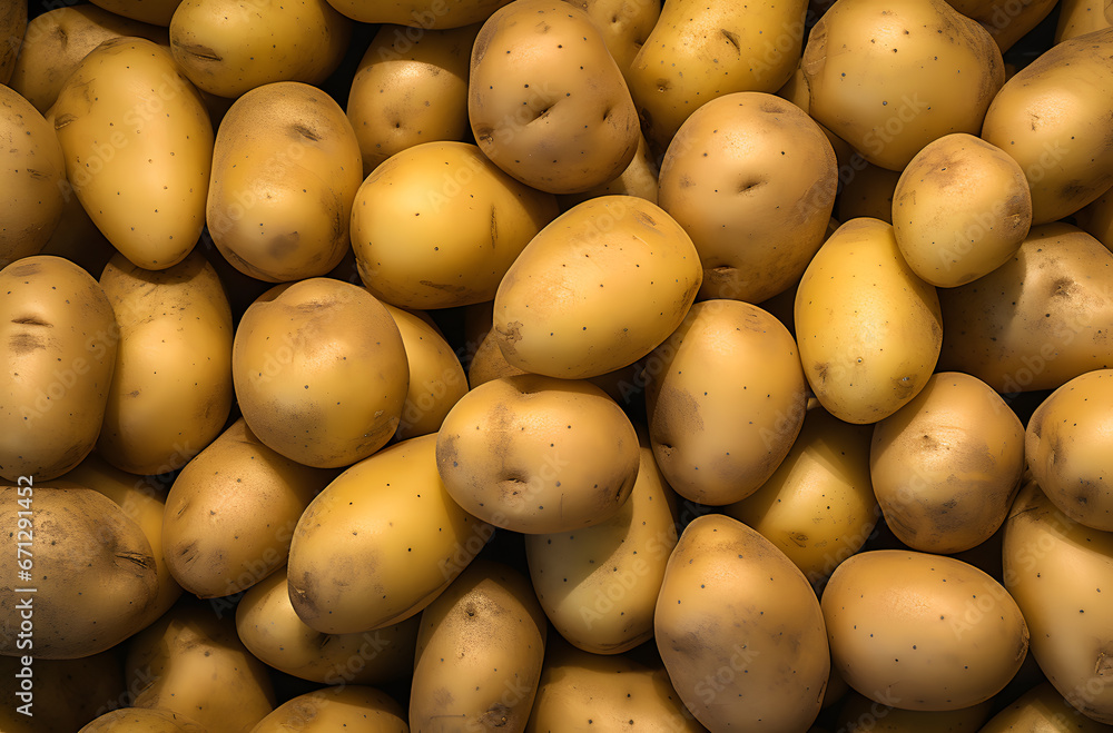 pile of potatoes background pile of potatoes background