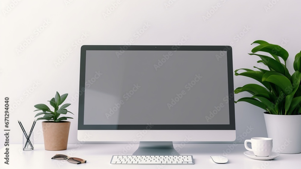 Computer Keyboard and mouse on desk Computer Keyboard and mouse on desk