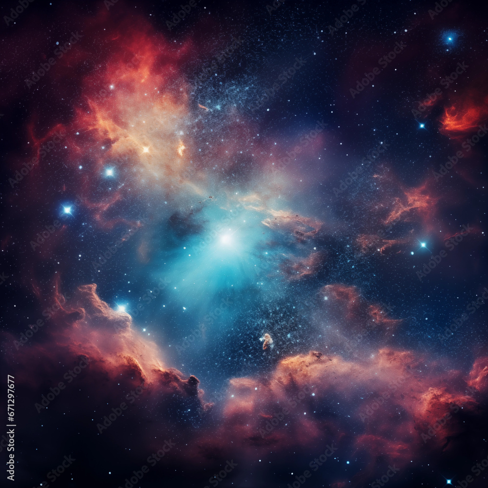 illustration of galaxy with stars and space dust in the universe illustration of galaxy with stars and space dust in the universe