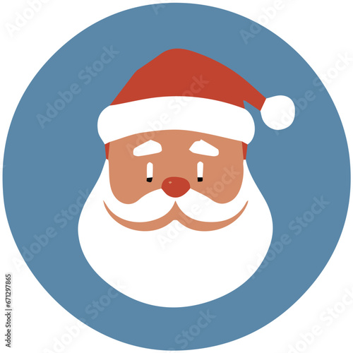 cartoon santa calus vector