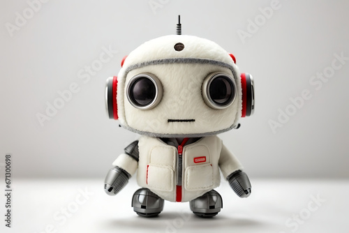 Felt AI Robot Mascot © DavoeAnimation