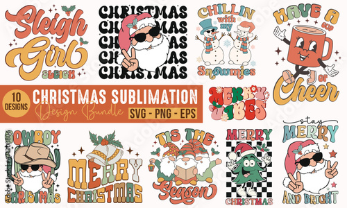 Christmas Sublimation Design Bundle