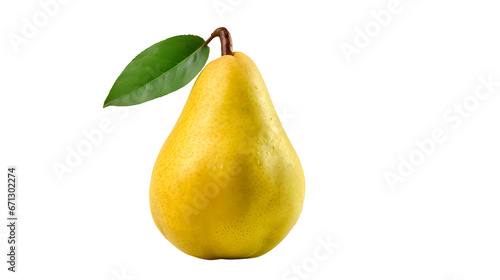 Pears on transparent background