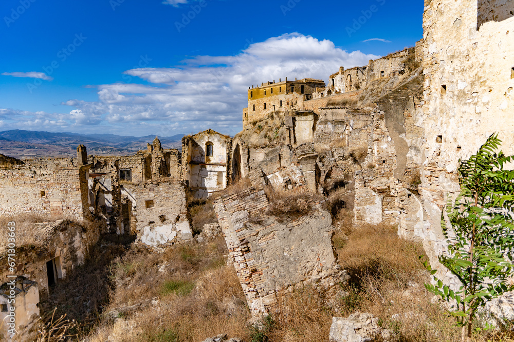 Craco,  ghost town in italy