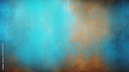 Blue and gold grunge texture background