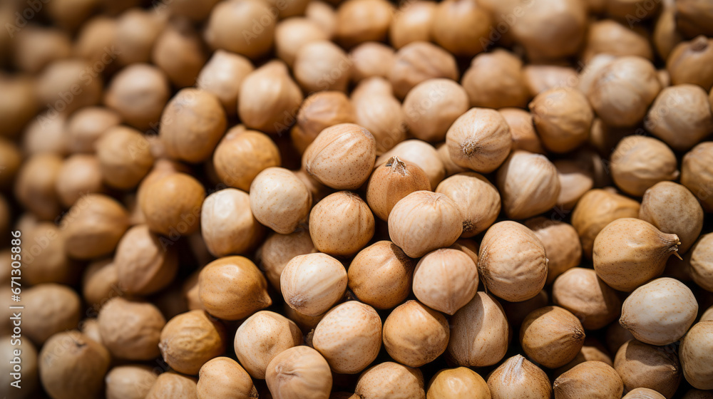 Chickpea or chick pea. Garbanzo beans seeds for nutrient-dense healthy vegetarian food Chickpea or chick pea. Garbanzo beans seeds for nutrient-dense healthy vegetarian food