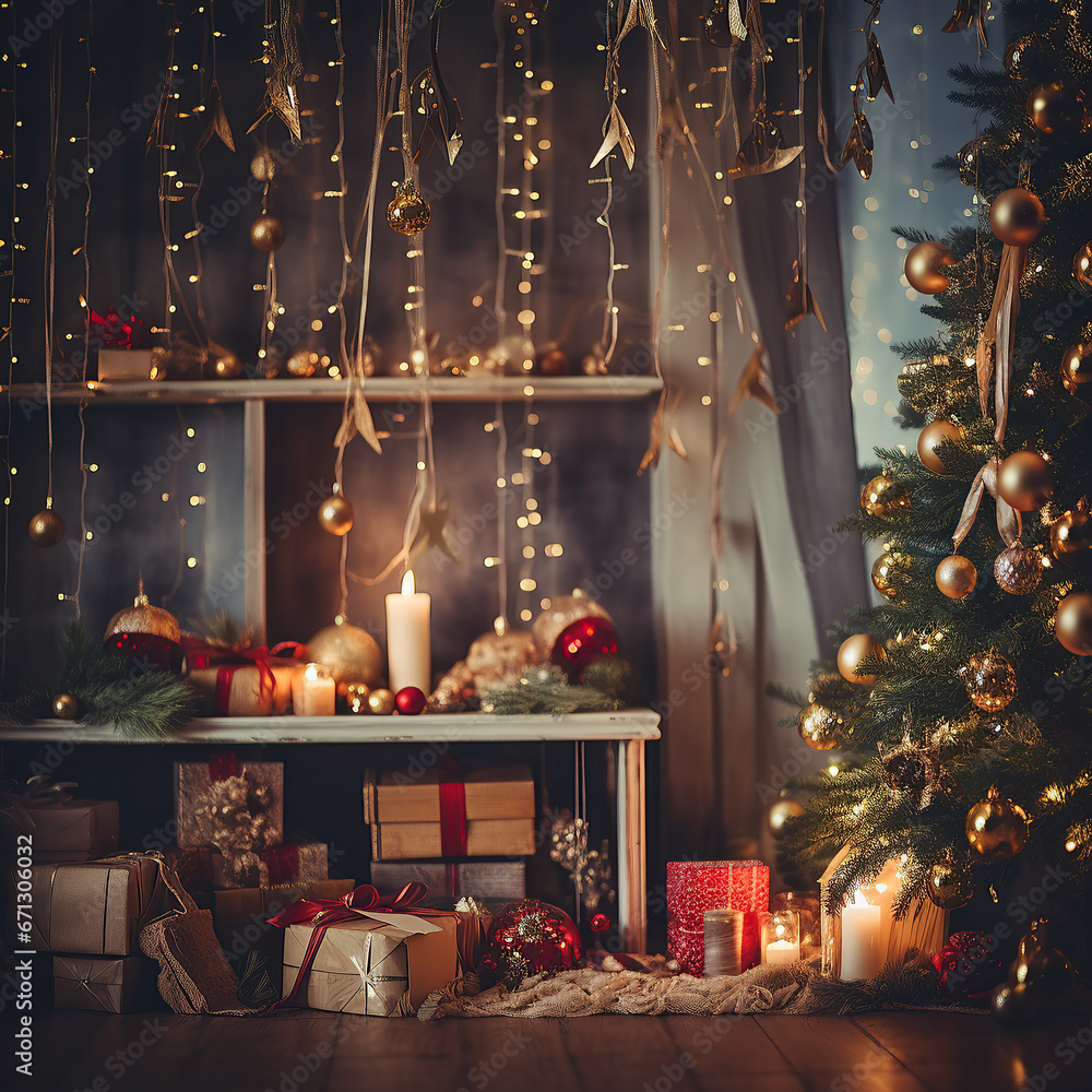 Holiday Illumination: A Twinkling Christmas Delight