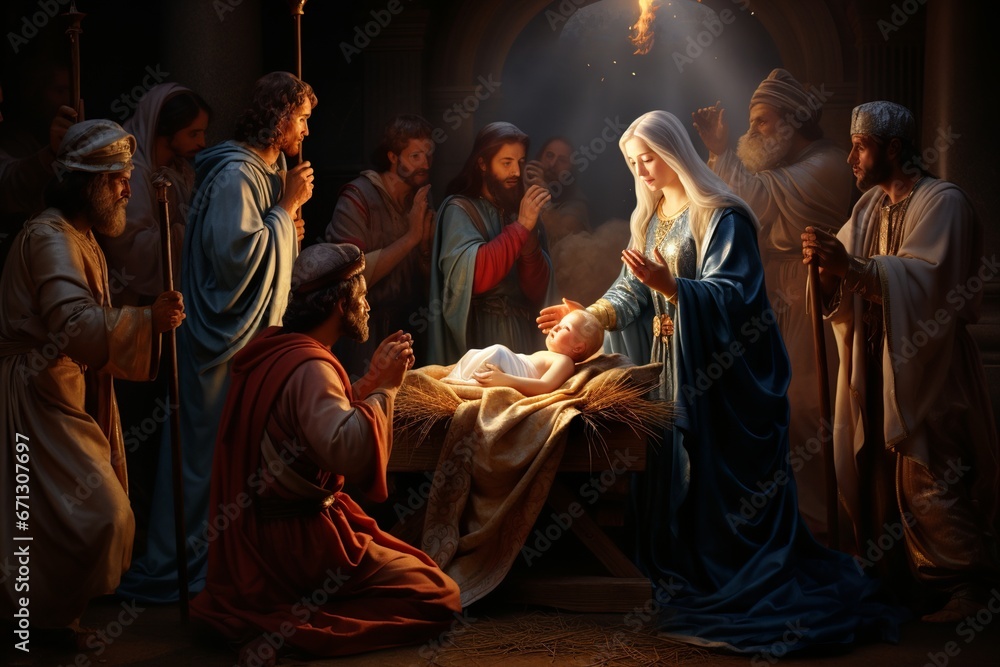 The Birth of Jesus: A Timeless Depiction in Art