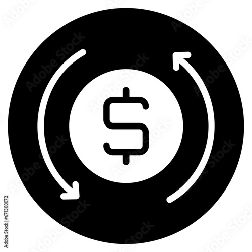 roi glyph icon