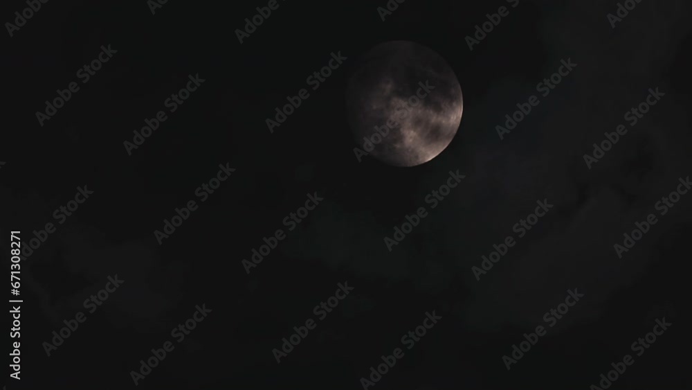 Moon and Clouds in the Dark Night The Calm Before the Storm Footage. Moon and Clouds in the Dark Night The Calm Before the Storm Footage.