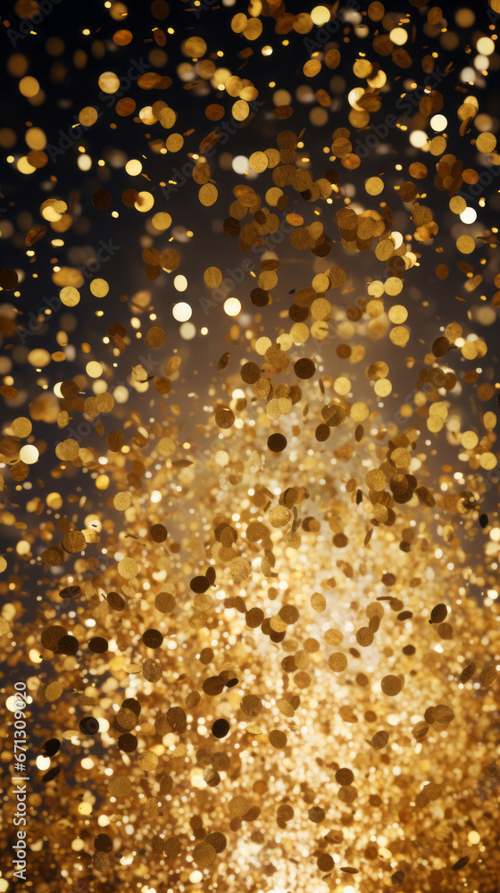 A gold background with lots of small circles A gold background with lots of small circles