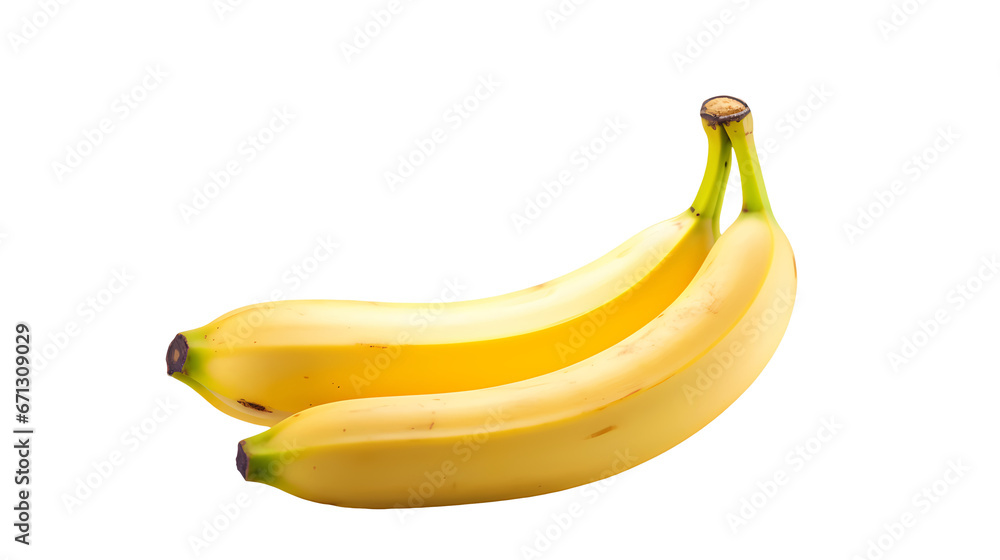 Banana on transparent background Banana on transparent background