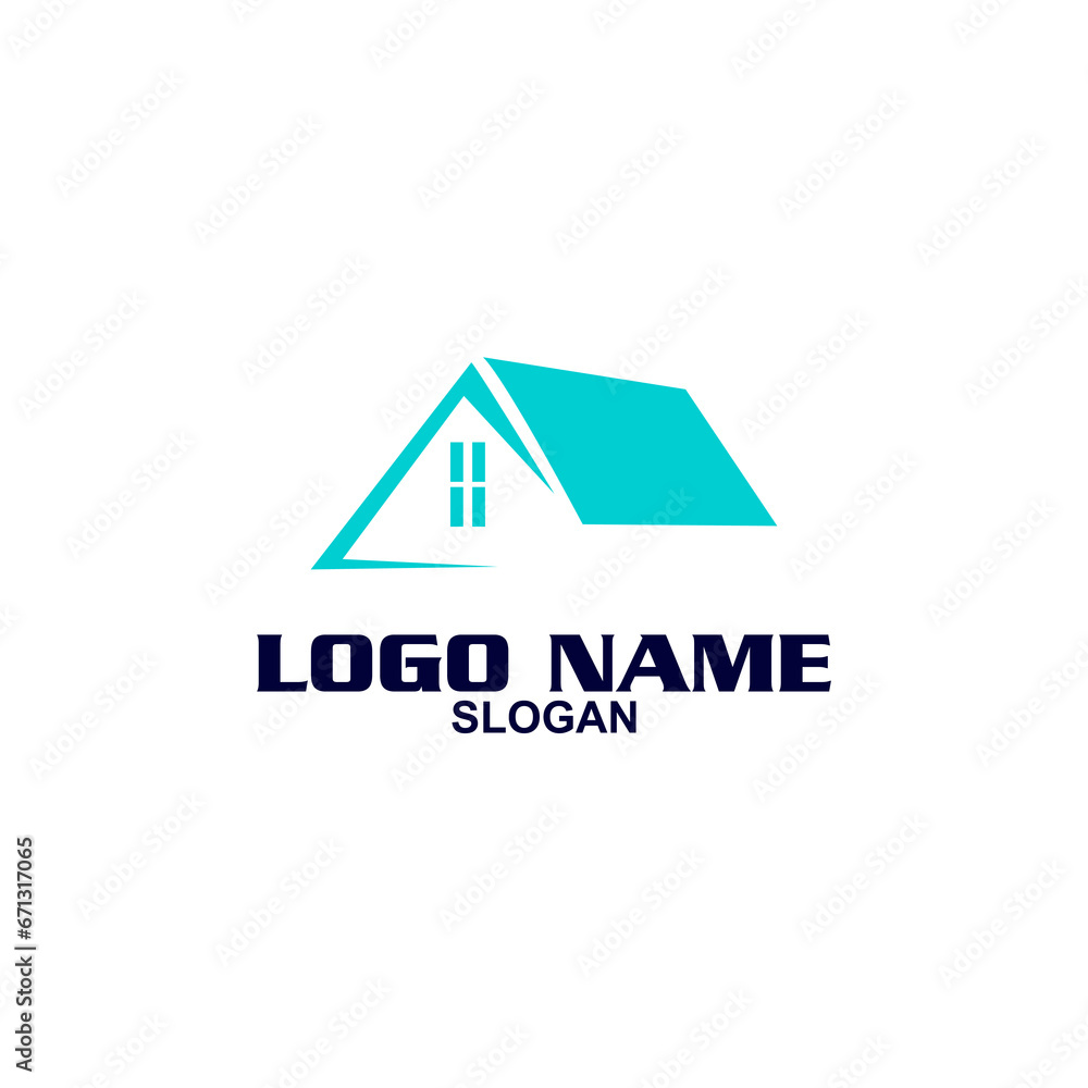 Creative home logo on clean background. Creative home logo on clean background.