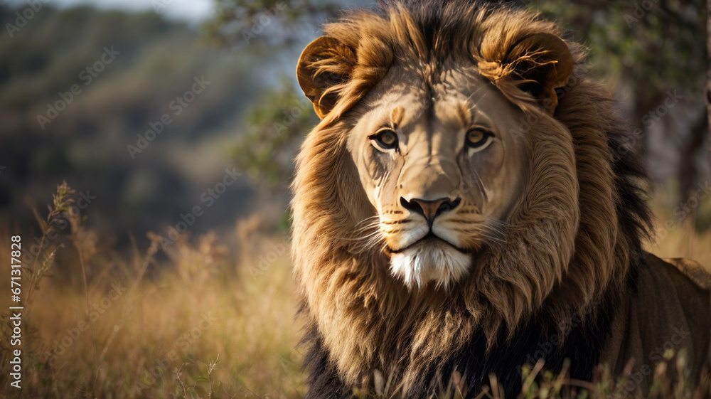 Obraz premium portrait of a lion