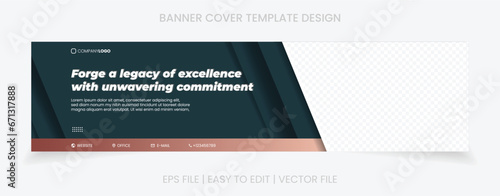 banner cover social media linkedin facebook template design