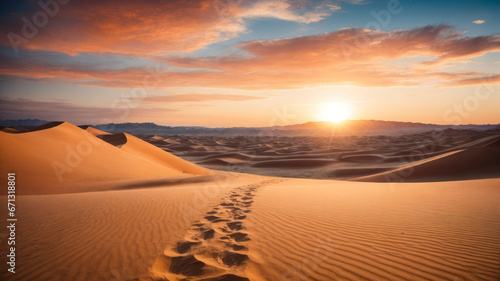 sunset in the desert © CRYPTOERMD