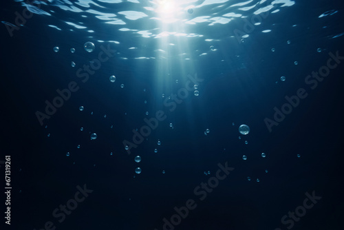 Underwater Effect Photo Overlays. Ocean Depth Effect, Sea Texture Layer, Blue Water Filter, Marine Photo Edit, Submerged Ambience, Teal Aquatic Fantasy, Ripple Light Effect, Generative AI.